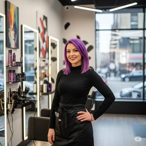 Estilista profesional especializada en coloración - Elite Style
